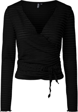 PCLAYA LS WRAP TOP JRS