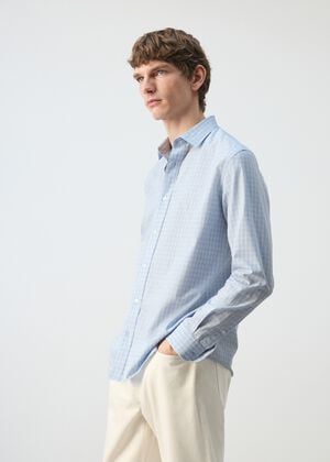 100% cotton regular fit check shirt