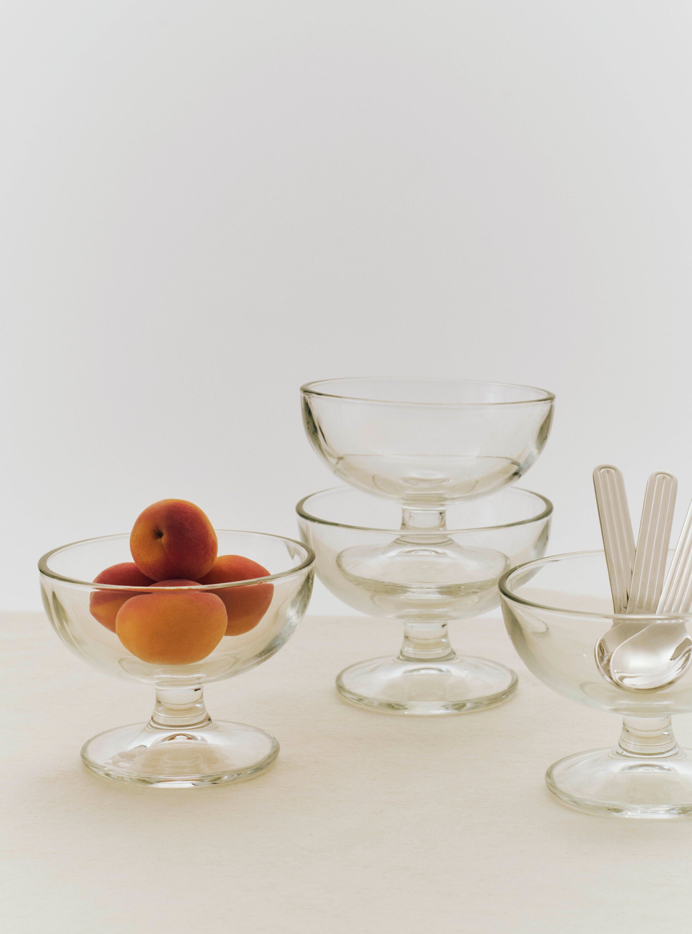 Glass Dessert Bowl-&Oslash;10,5-Clear