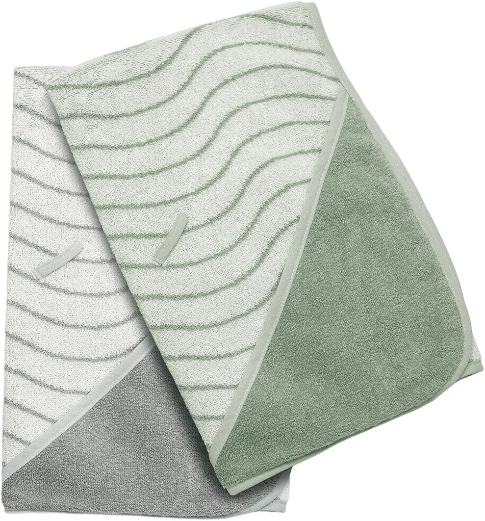 Leander Hoodie, Woodland, &Oslash;kologisk bomuld, Sage green