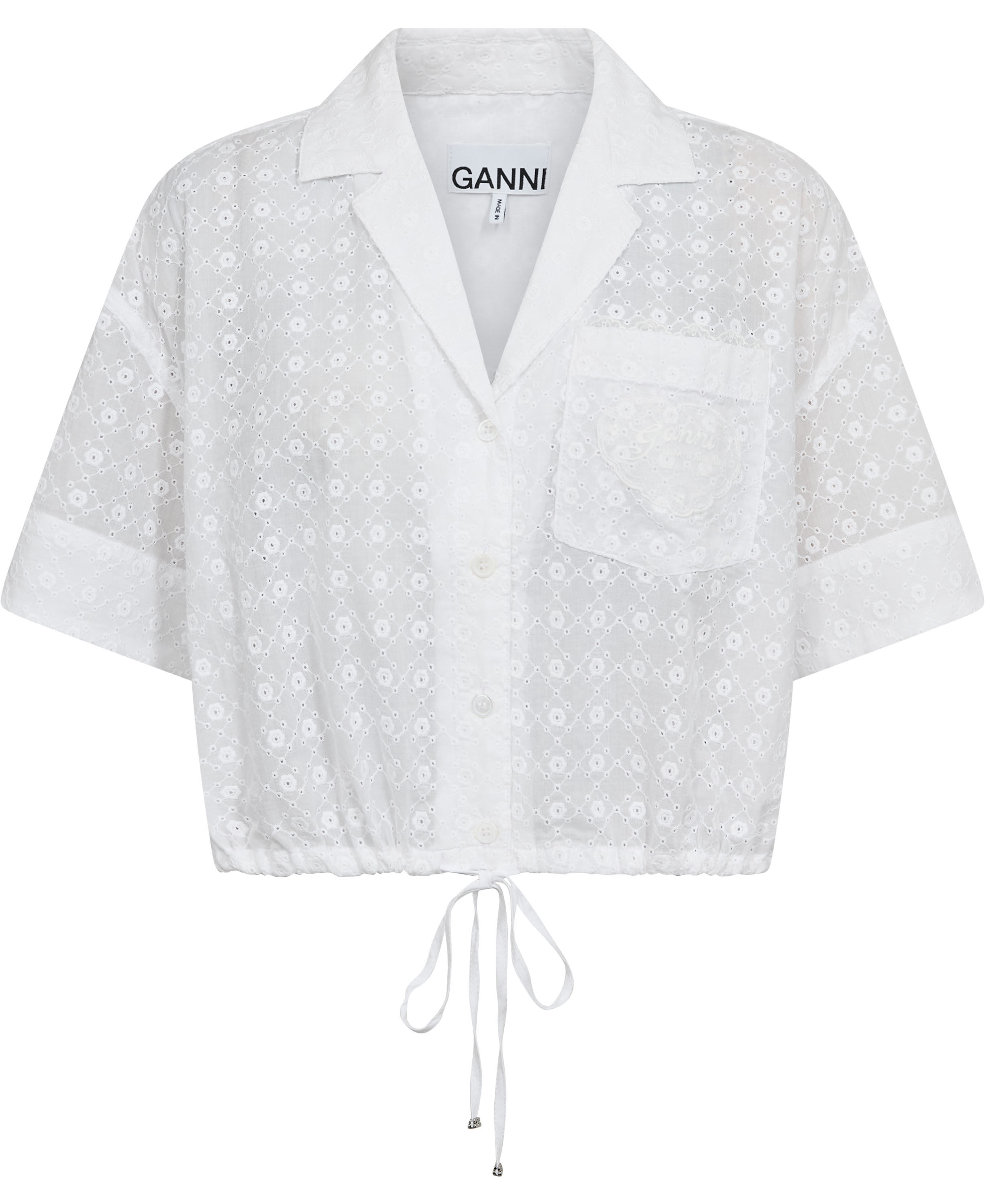 Broderie Anglaise Cropped Bowling S