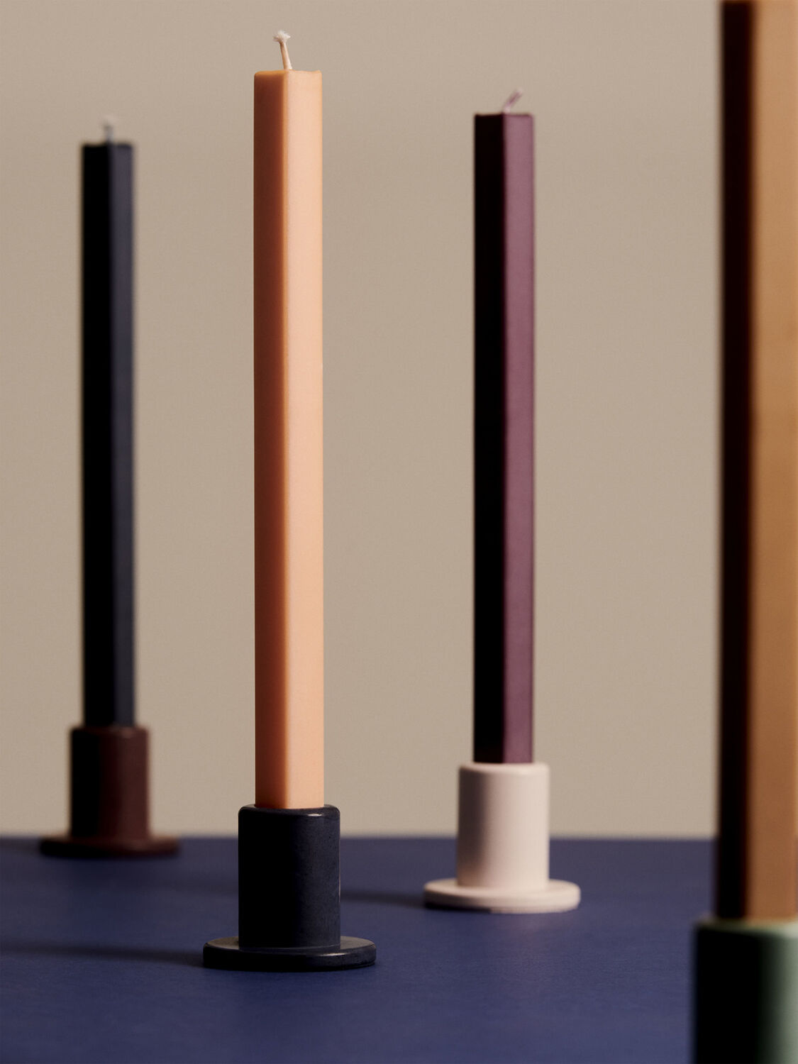 Square Candle -Set of 4