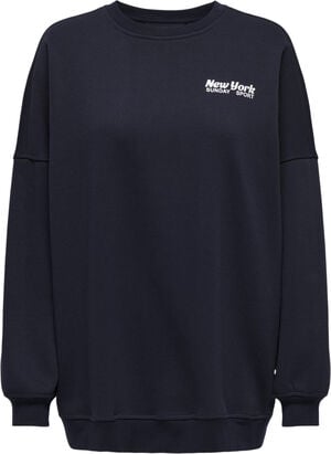 ONLDAZE L/S OVERSIZE PRINT O-NECK B