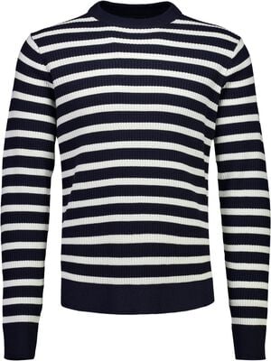 Recycled crew neck knit L/S