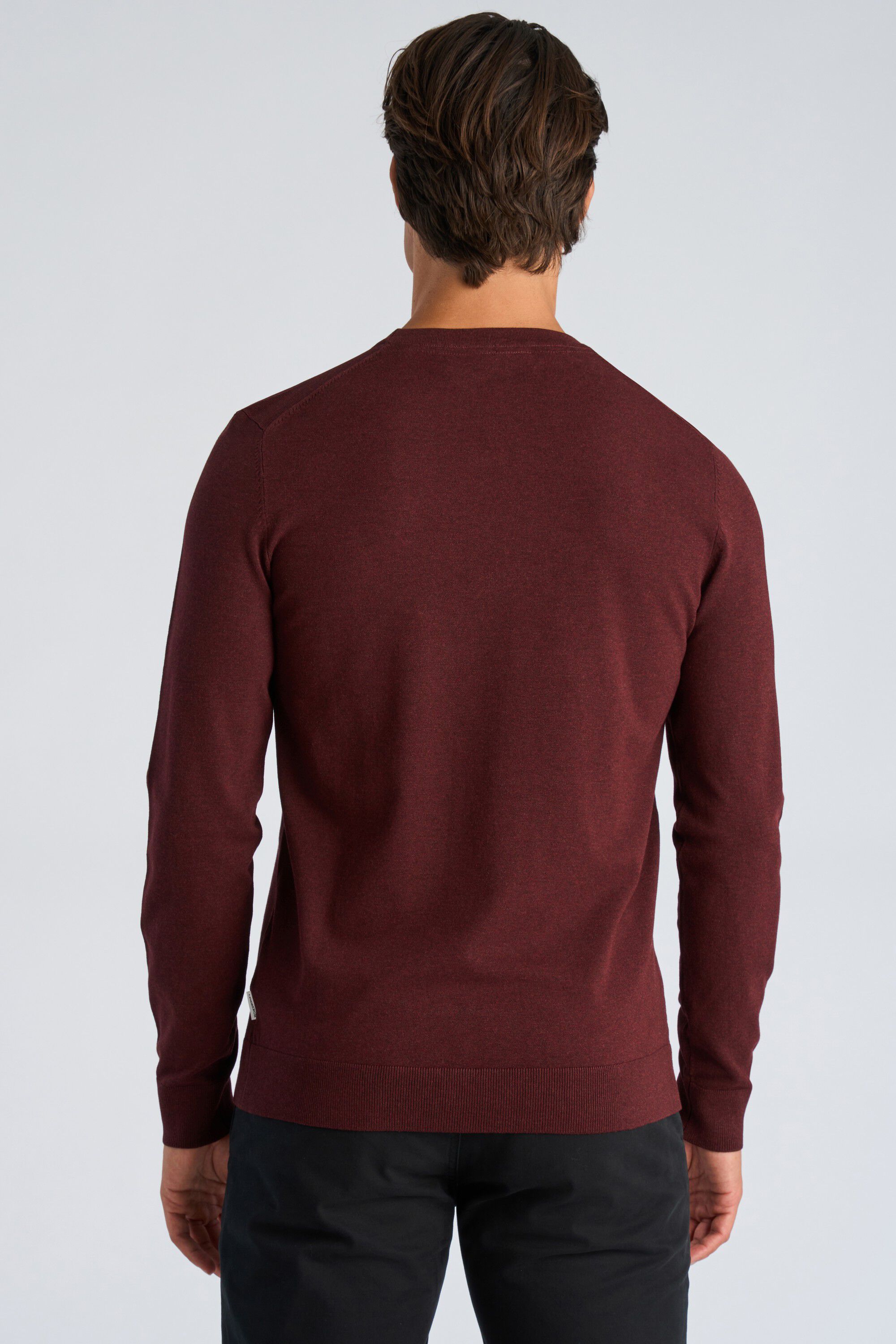 Soft viscose blend o-neck knit