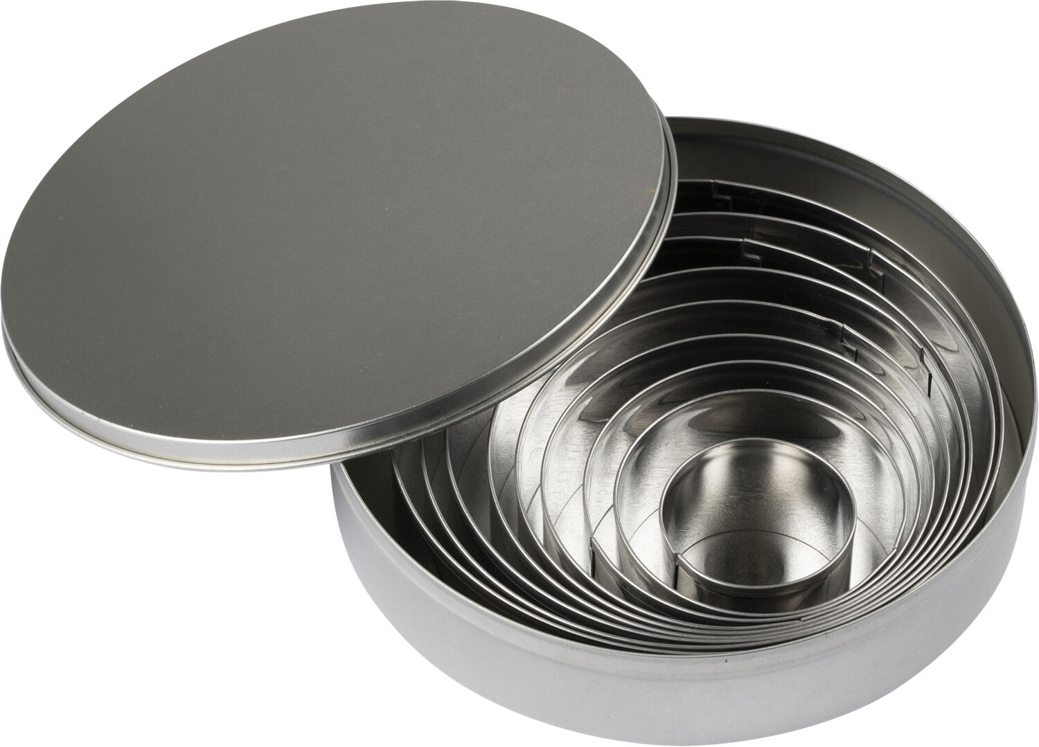 Udstikkers&aelig;t Rund 9 stk. St&aring;l