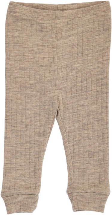 Woolly rib cuff pants