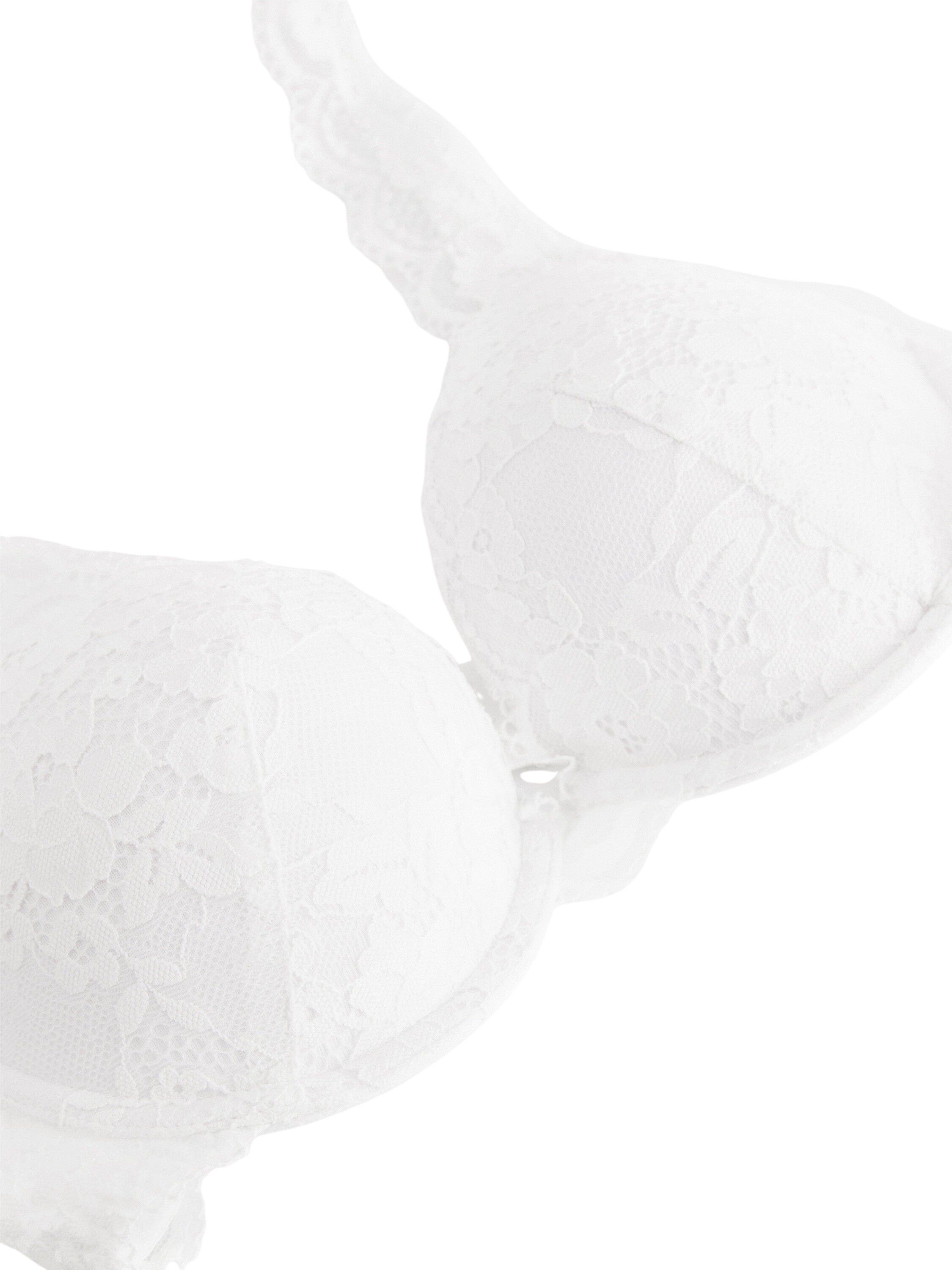 Malva push-up-bh med blonder