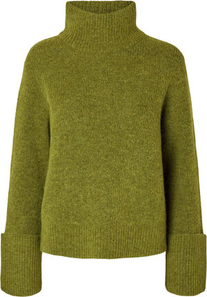 SLFSIA RAS LS KNIT HIGH NECK