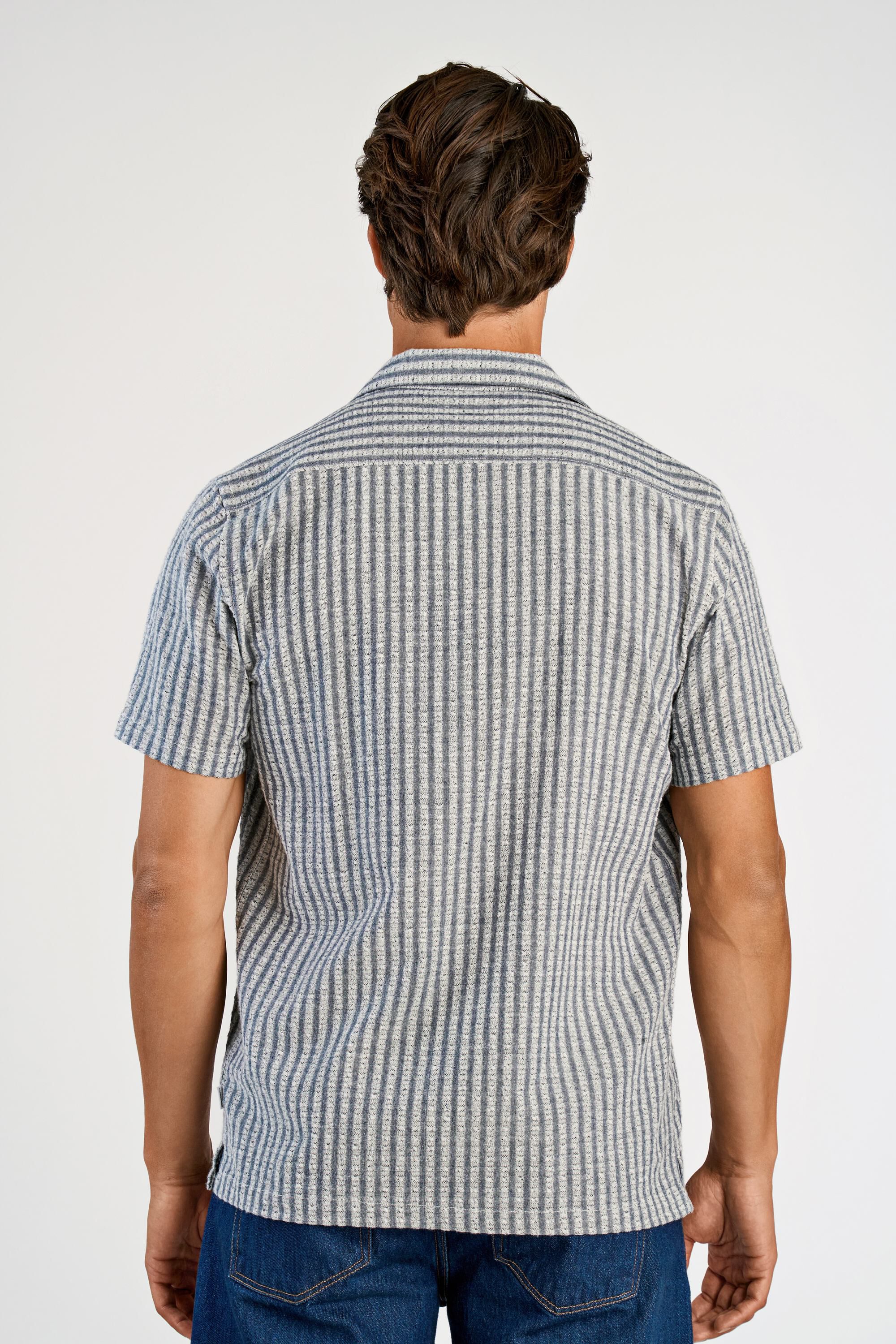 Cotton structure shirt S/S