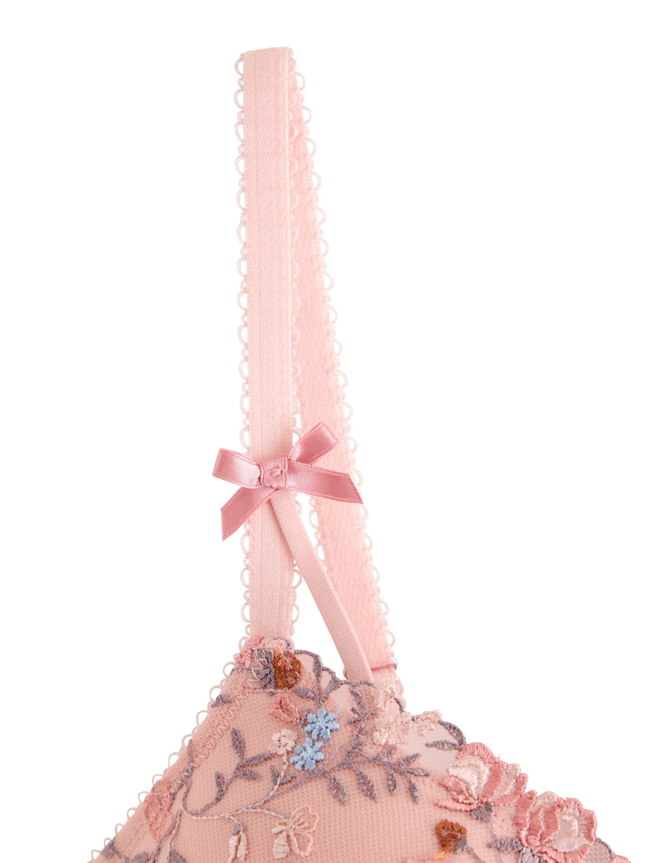 Comfortable T-shirt bra with lace a