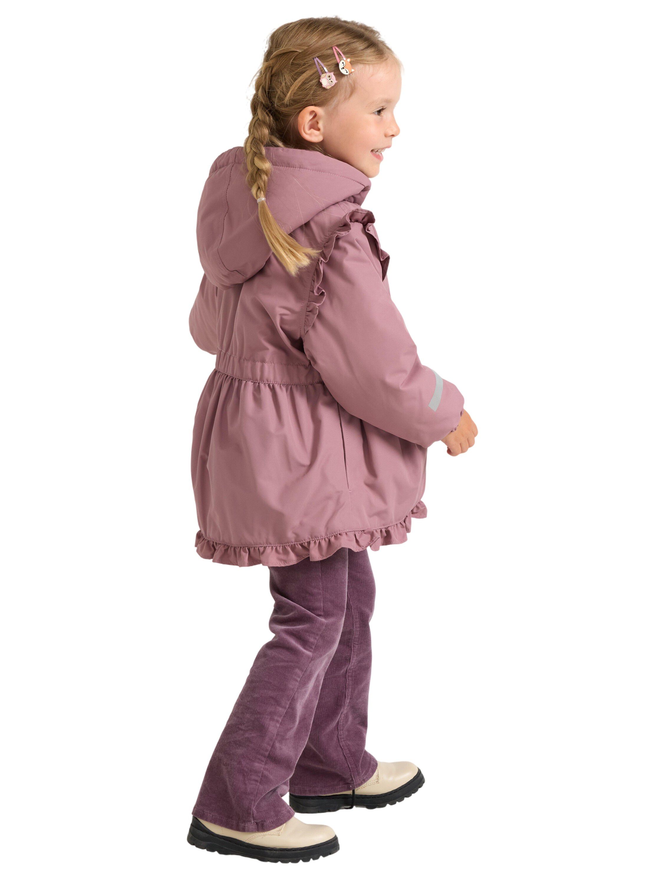 Jacket padded with frill