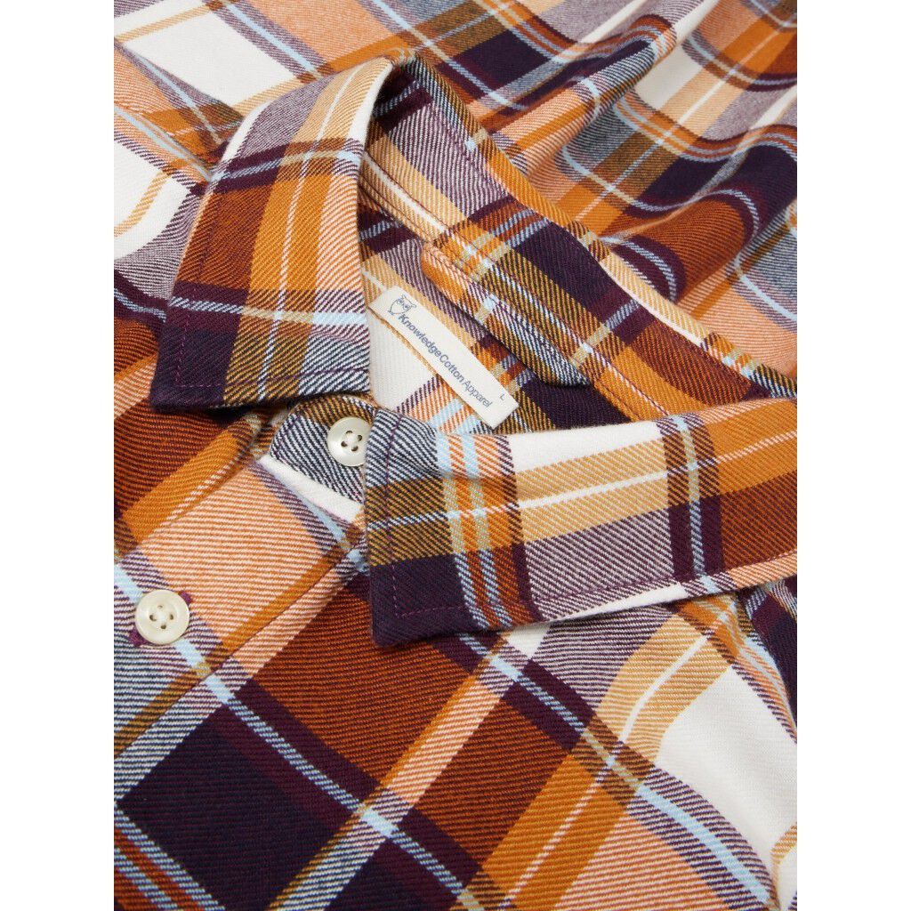 Organic Cotton Checked Flannel Shirt GOTS
