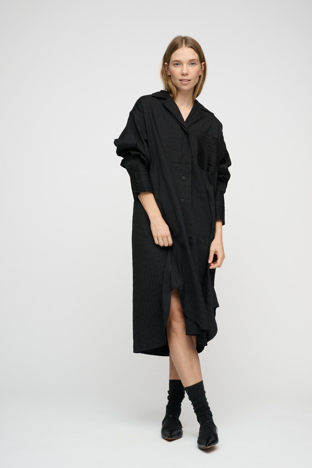 salix shirtdress twill