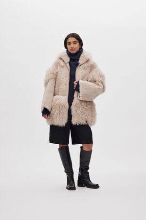 Duo shearling jacket - Stacia