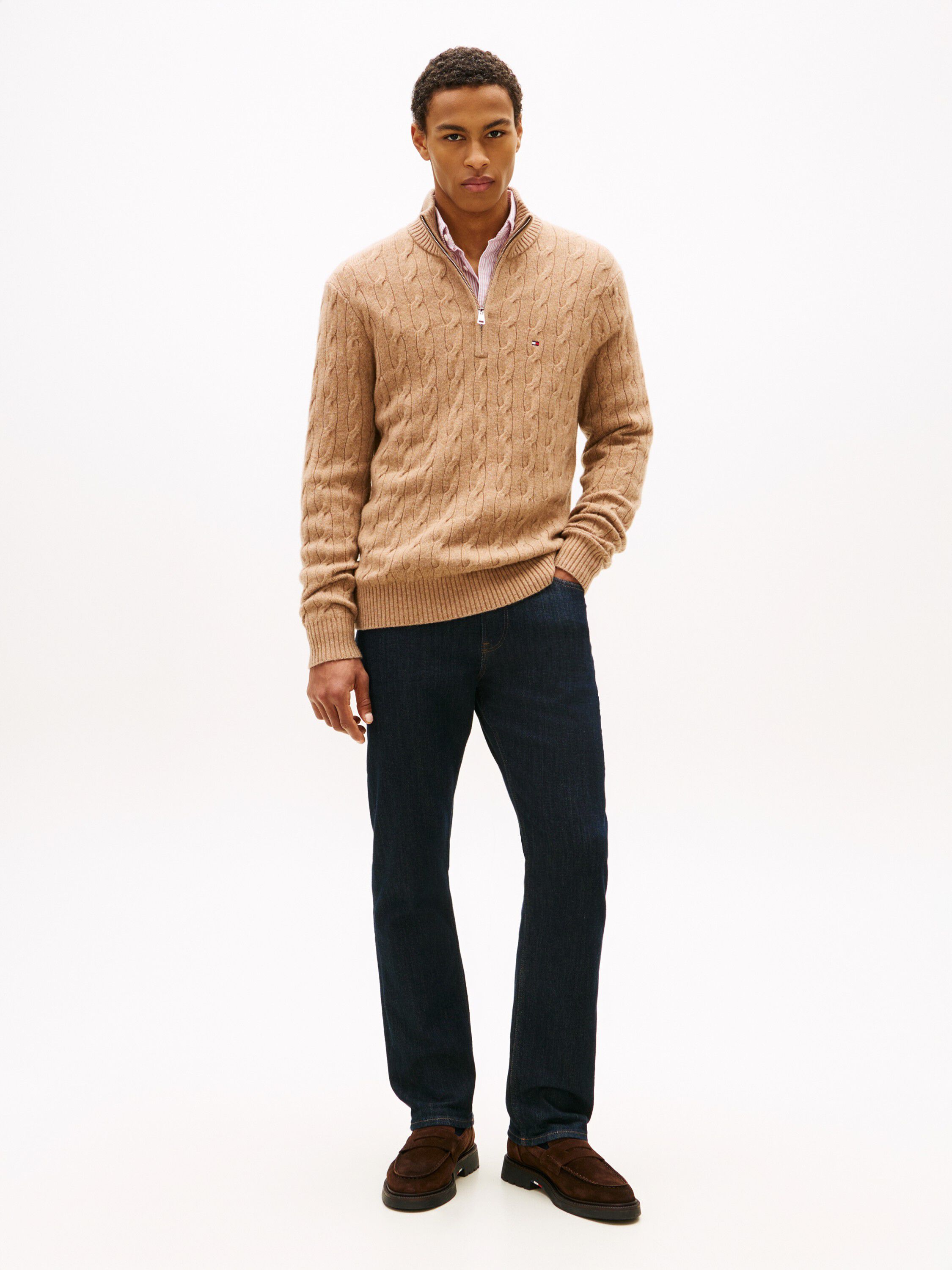 LAMBSWOOL CABLE ZIP MK