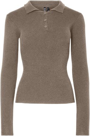 PCMIRA LS POLO KNIT NOOS BC