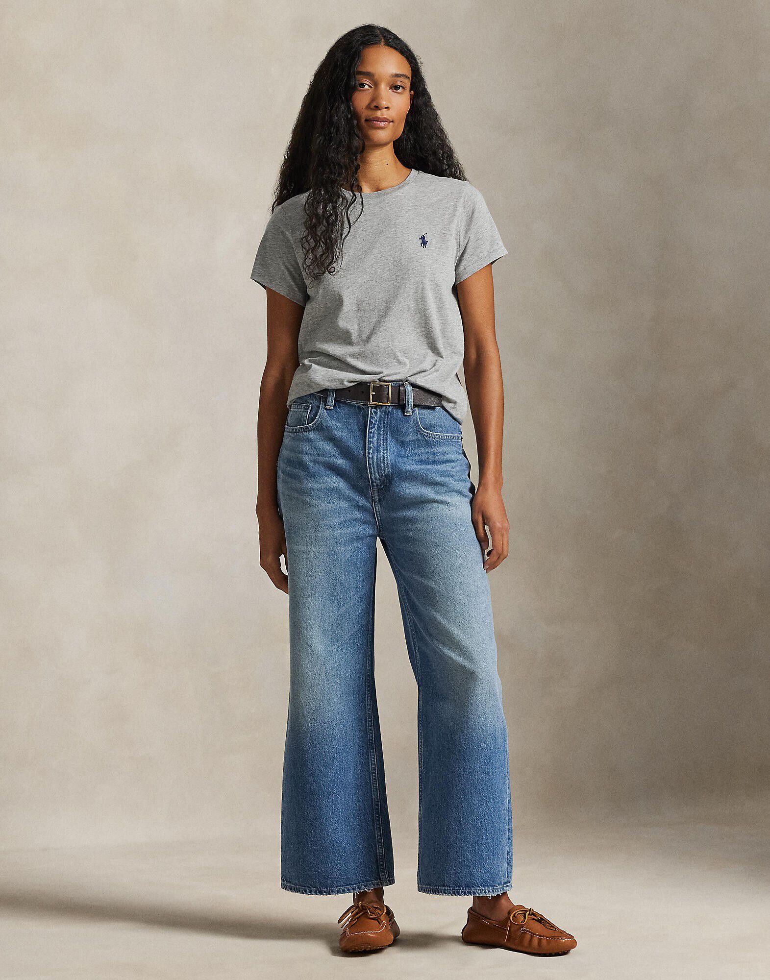 Classic Fit Cotton Jersey Crewneck Tee