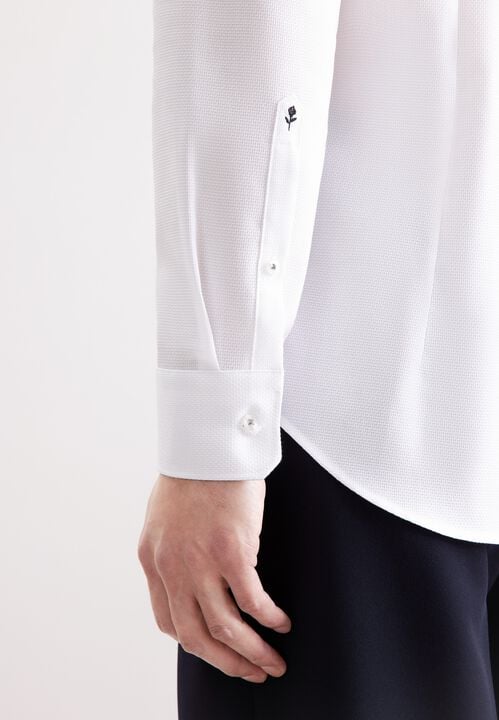 Business shirt Slim 1/1 Covered-Button-Down-Collar Structur