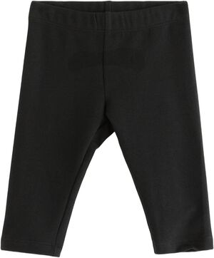 Mjuka leggings i trikå med resår