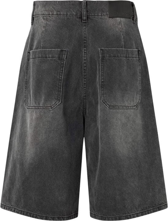 Denim black wide shorts - Raha