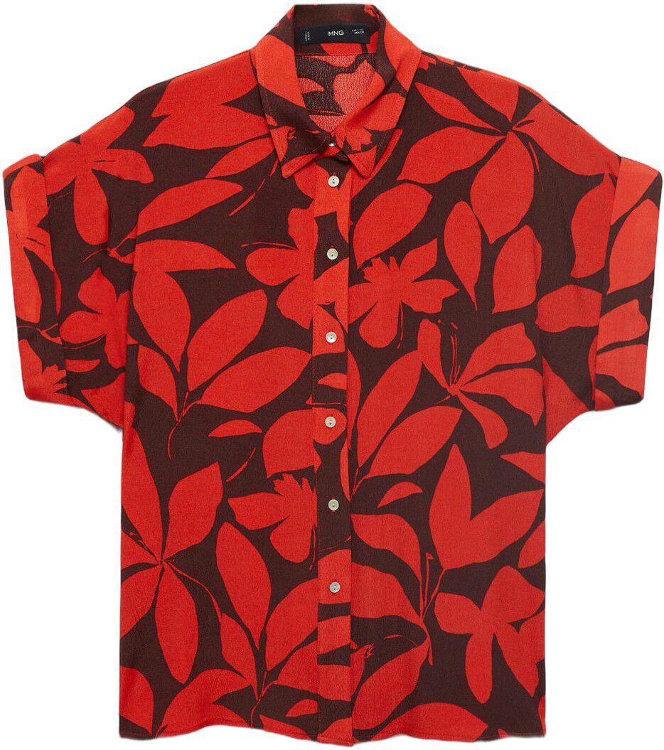 Printed short-sleeved shirt