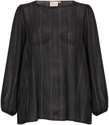 Curvy WA-SELA 1 Bluse Sort