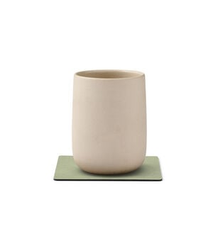 GLASS MAT SQUARE 10X10CM NUPO olive green