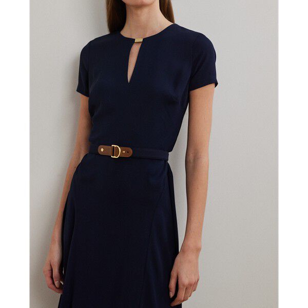 Belted Georgette Dress