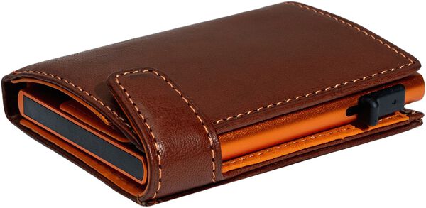 Furbo cardholder with banknote and coin pocket