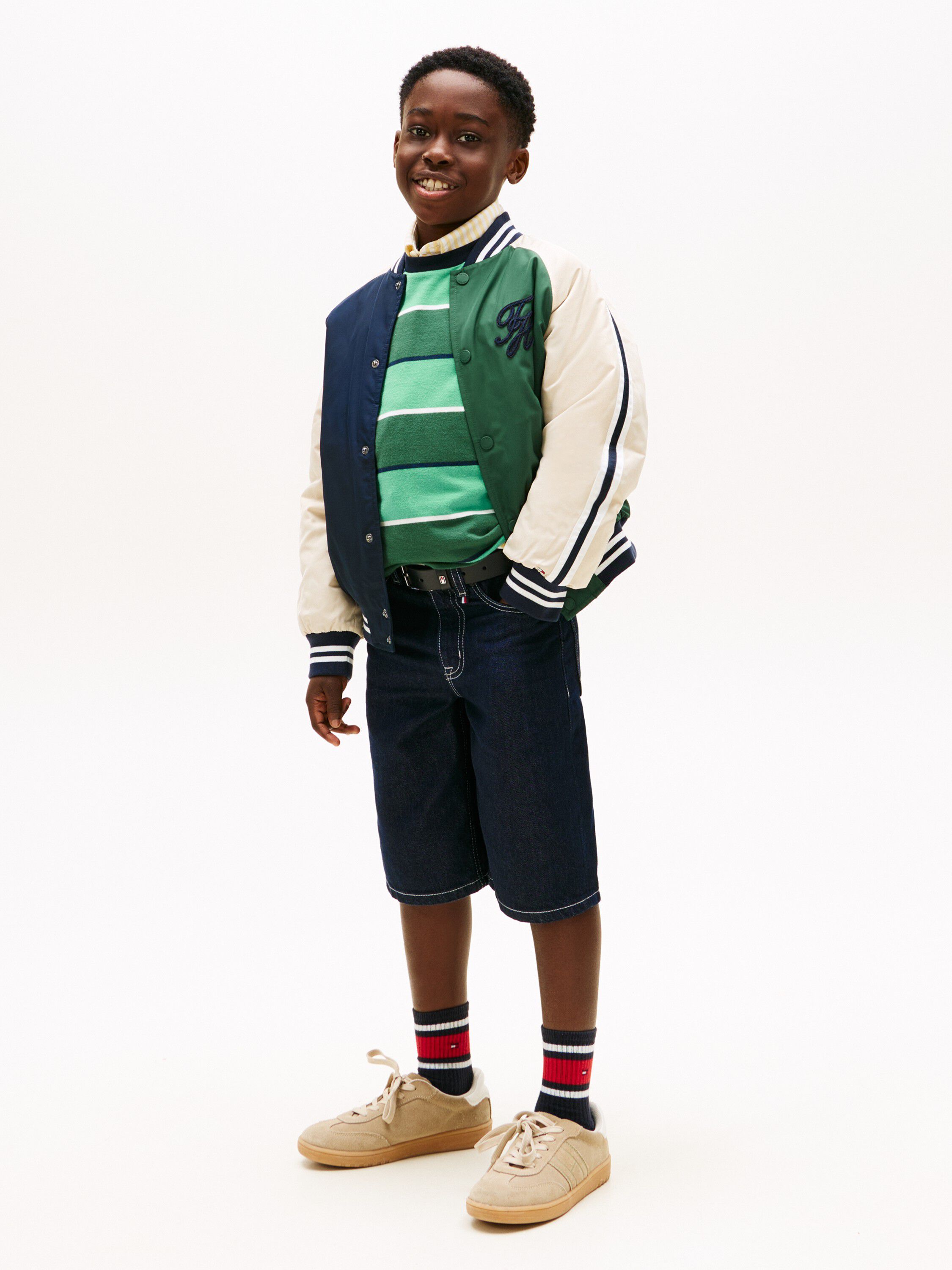 BAGGY RINSE DENIM SHORTS