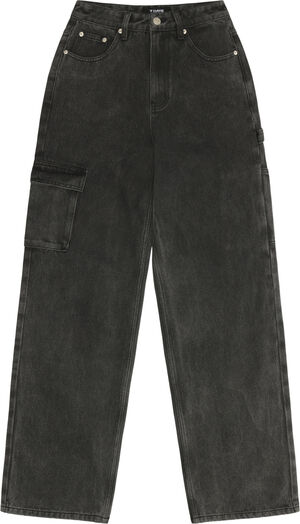 Denim Cargo Pants