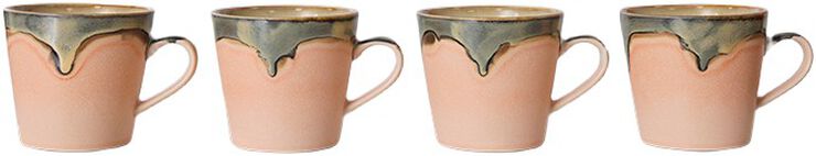 70s ceramics americano mug blossom