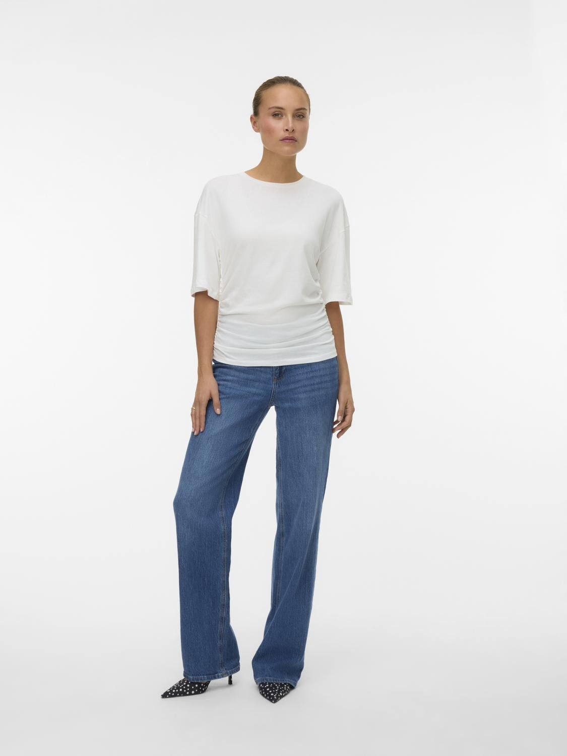 AWNAVARO 2/4 O-NECK TOP NOOS