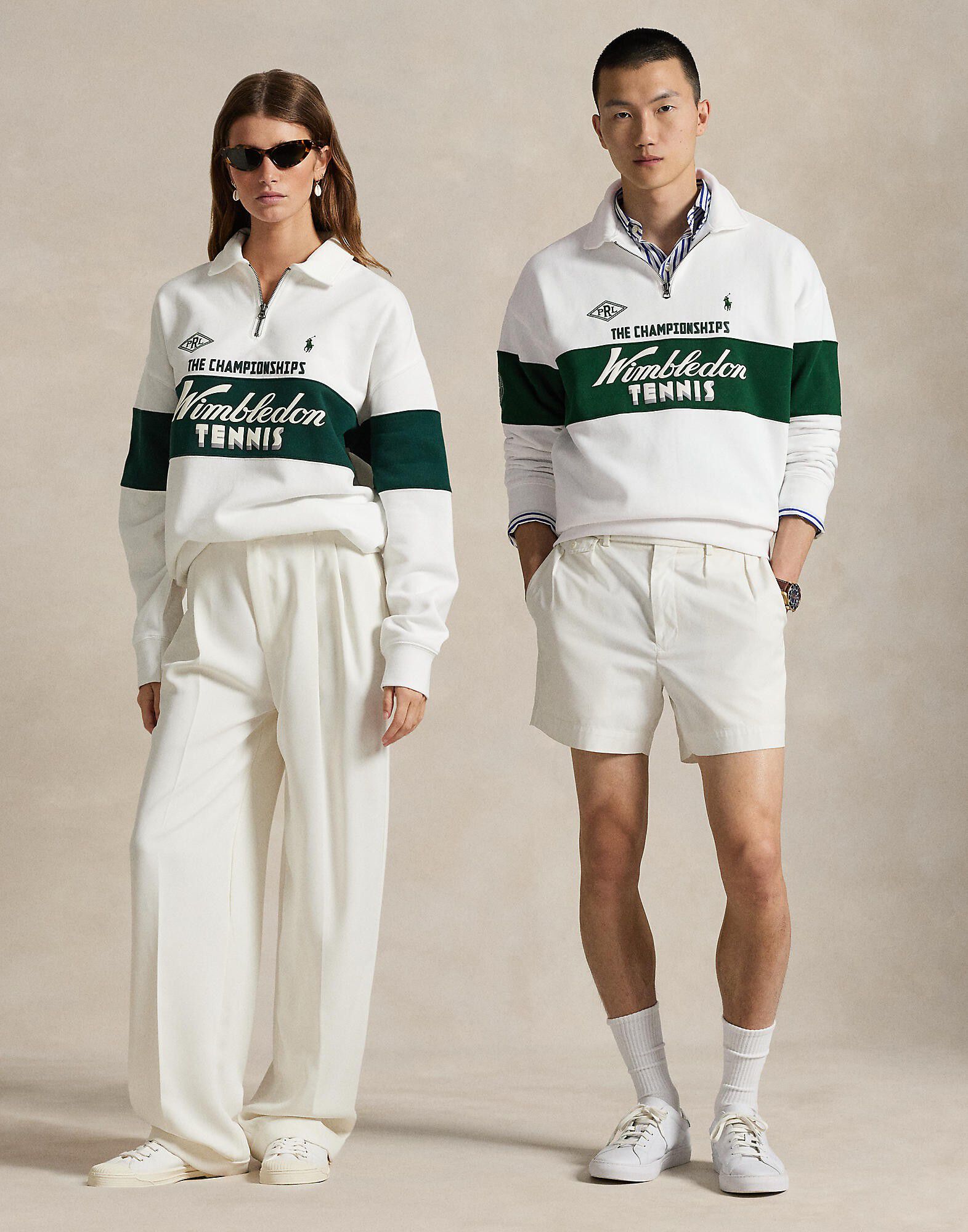 Wimbledon Relaxed Fit Fleece Sweatshirt