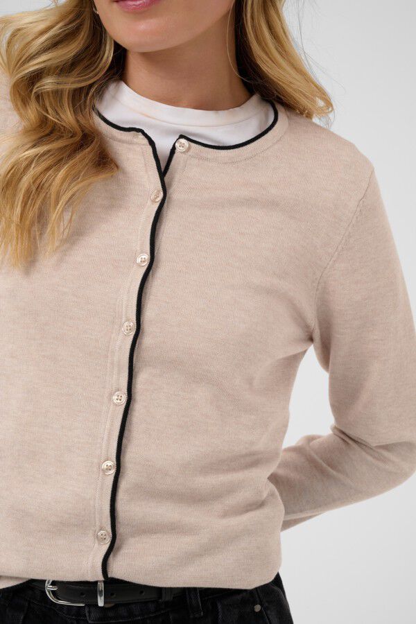 MilaSZ Contrast Stripe Cardigan