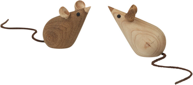 Skjøde musepar, ahorn og kastanje, 5,5 cm