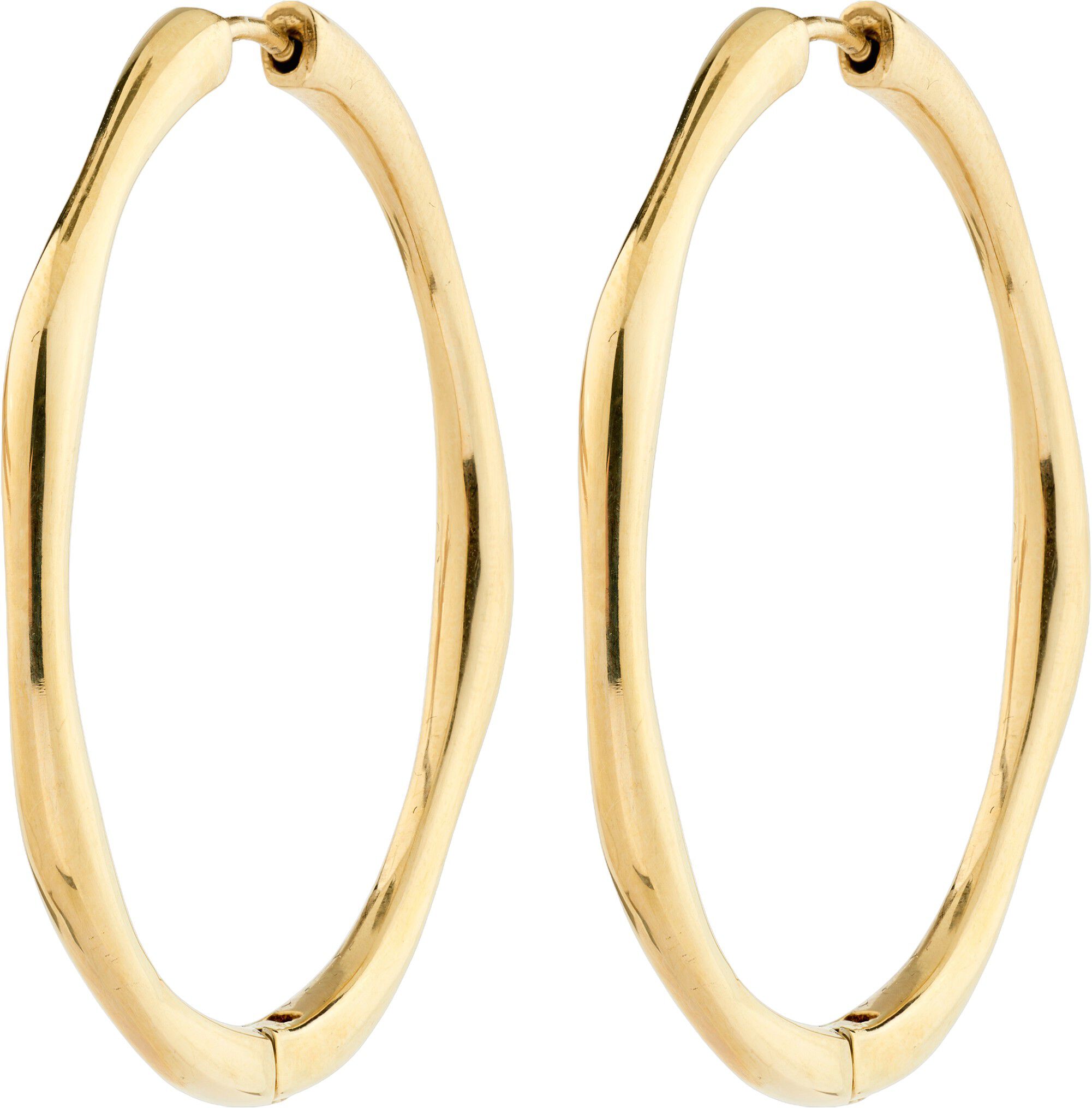 HAZE hoop earrings gold-plated