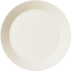 Teema 21 cm. tallerken flad hvid