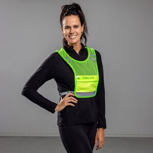 Løbevest med LED Lys.