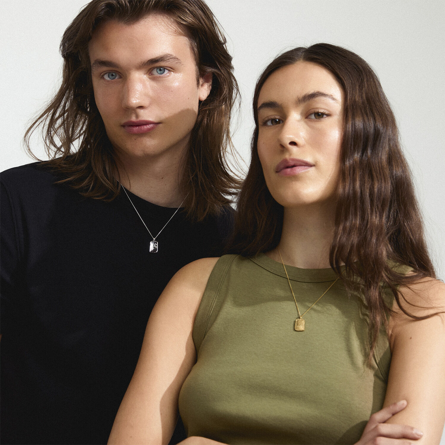 LEO recycled Zodiac Sign necklace, silver-plated