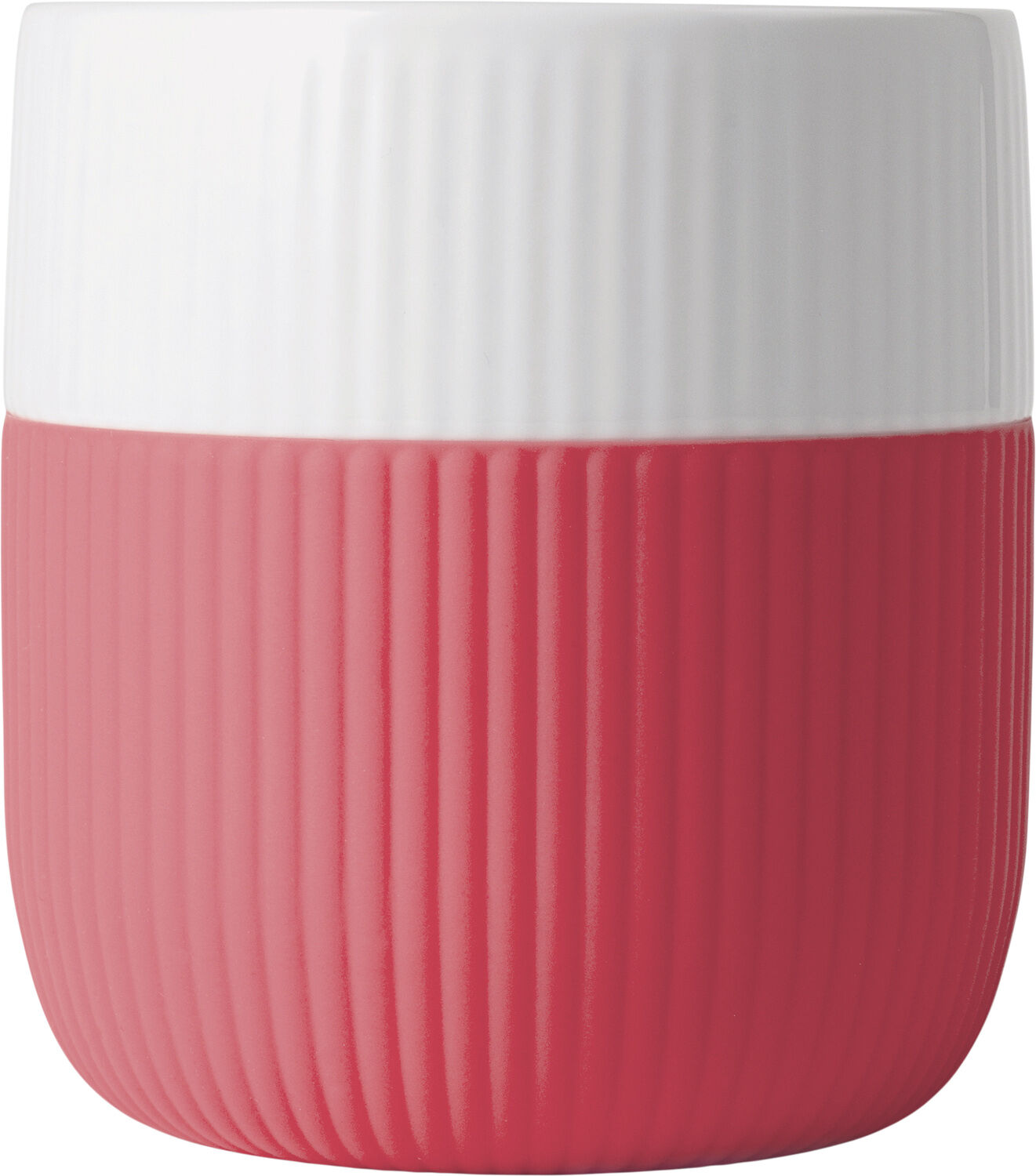 Fluted Contrast Mug 35cl Hibiscus