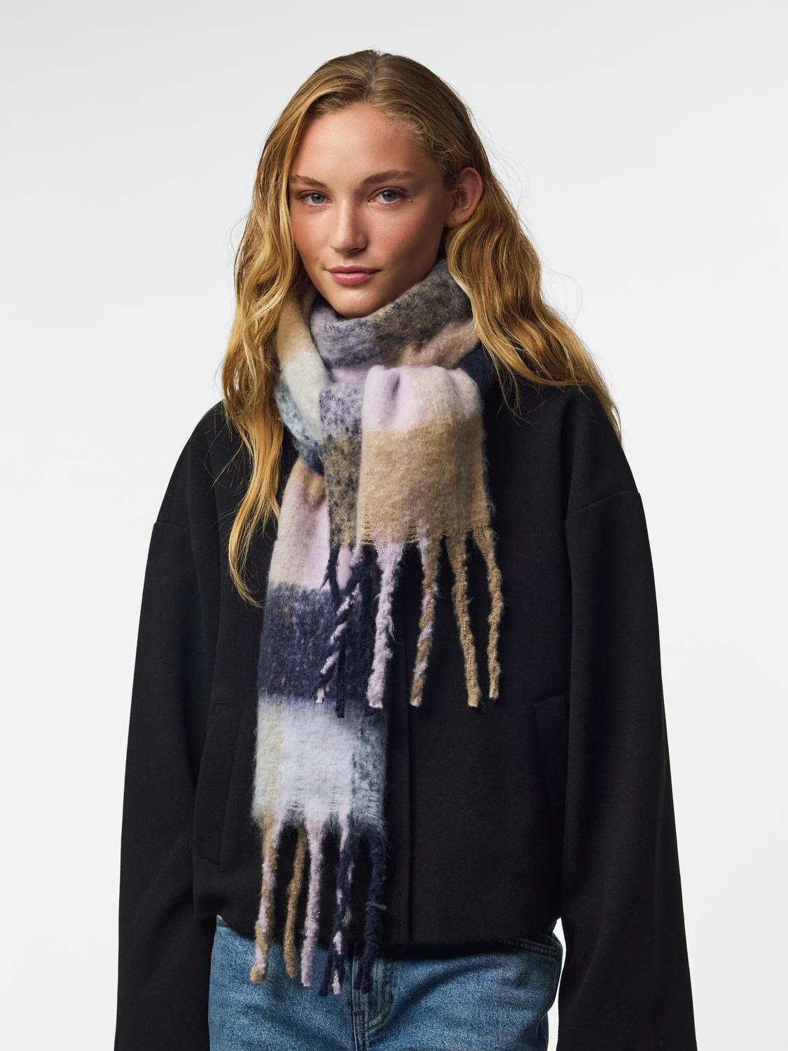 PCBEA NARROW LONG SCARF NOOS BC