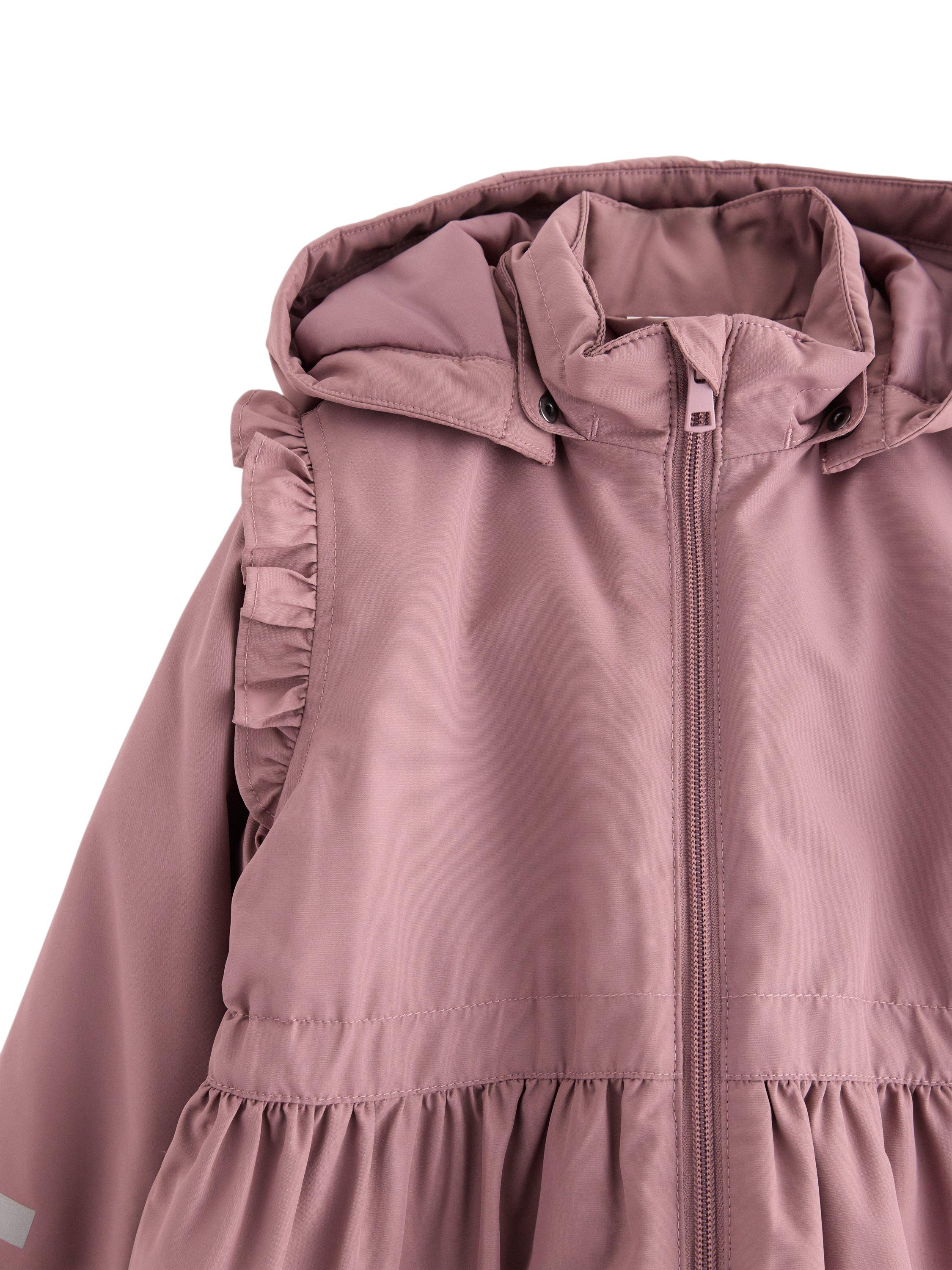 Jacket padded with frill