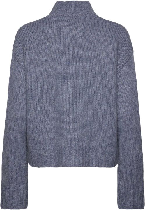 RWTulip Wool Blend LS Turtleneck Plain Pullover