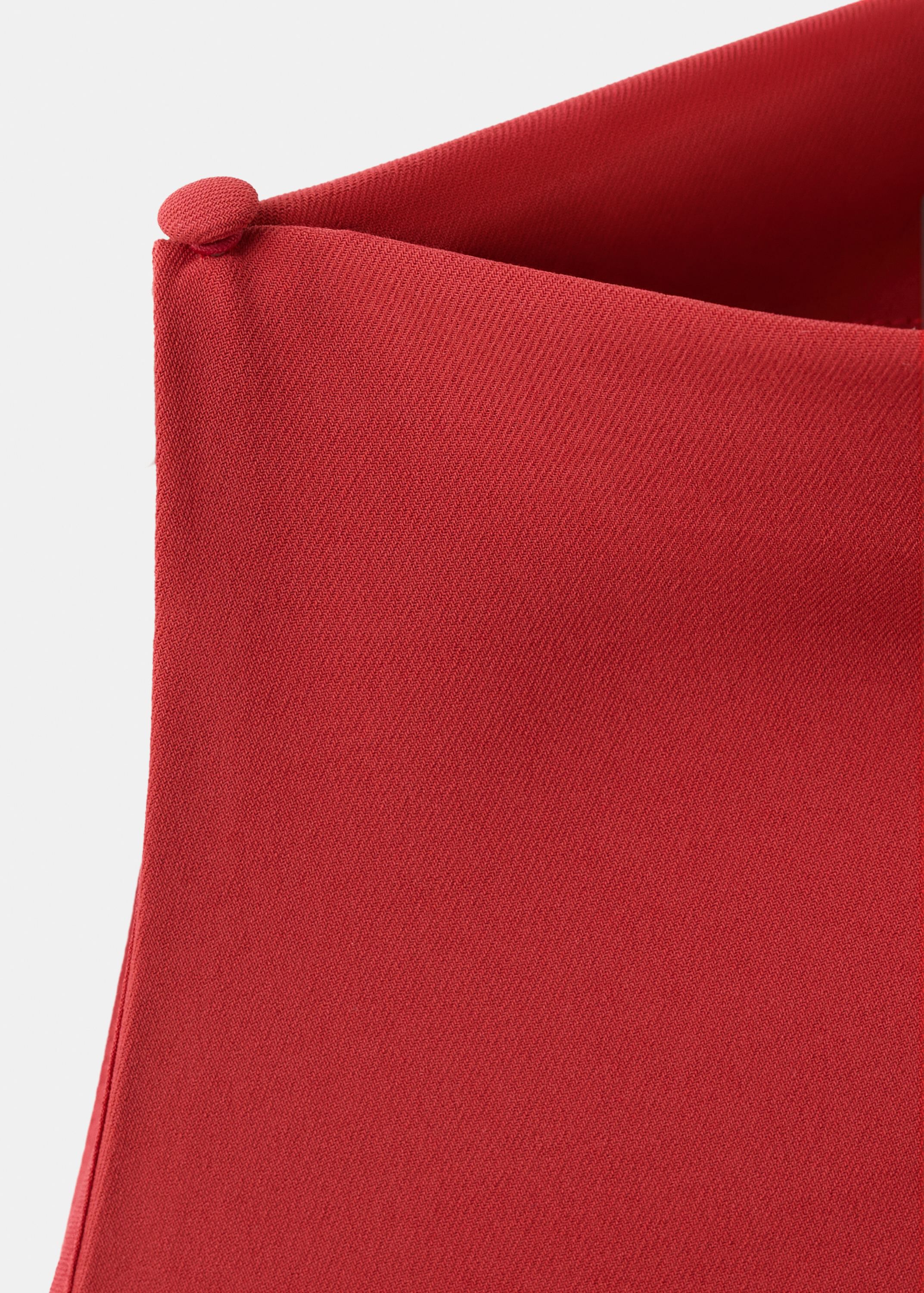 Draped dress with side-slit