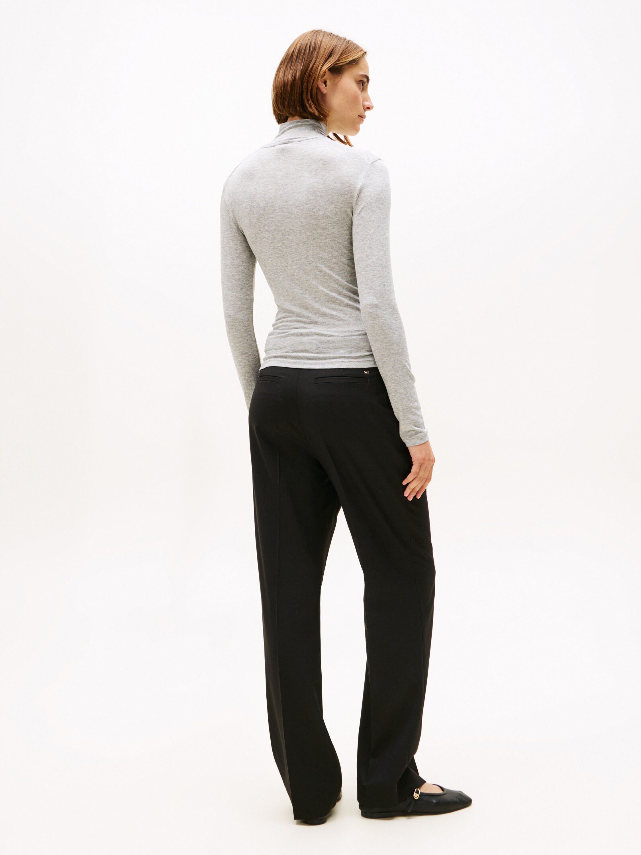 SLIM SOFT ROLL-NK LS TEE