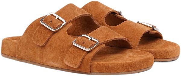 Lamia - Soft Suede Sandal / Rubber Sole