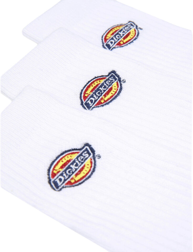 VALLEY GROVE EMBROIDERED SOCK WHITE