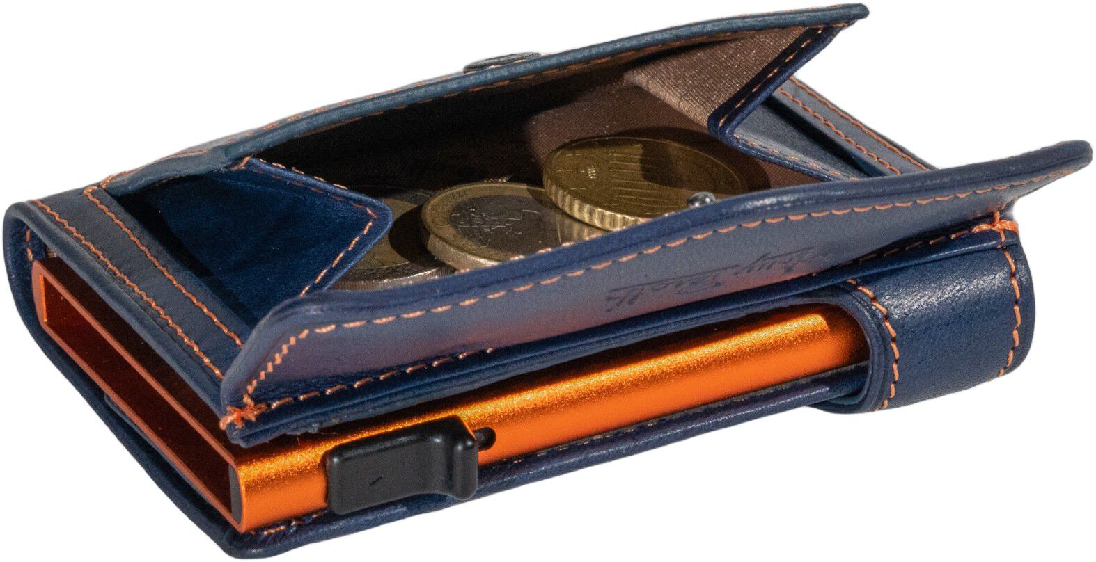 Furbo cardholder with banknote and coin pocket